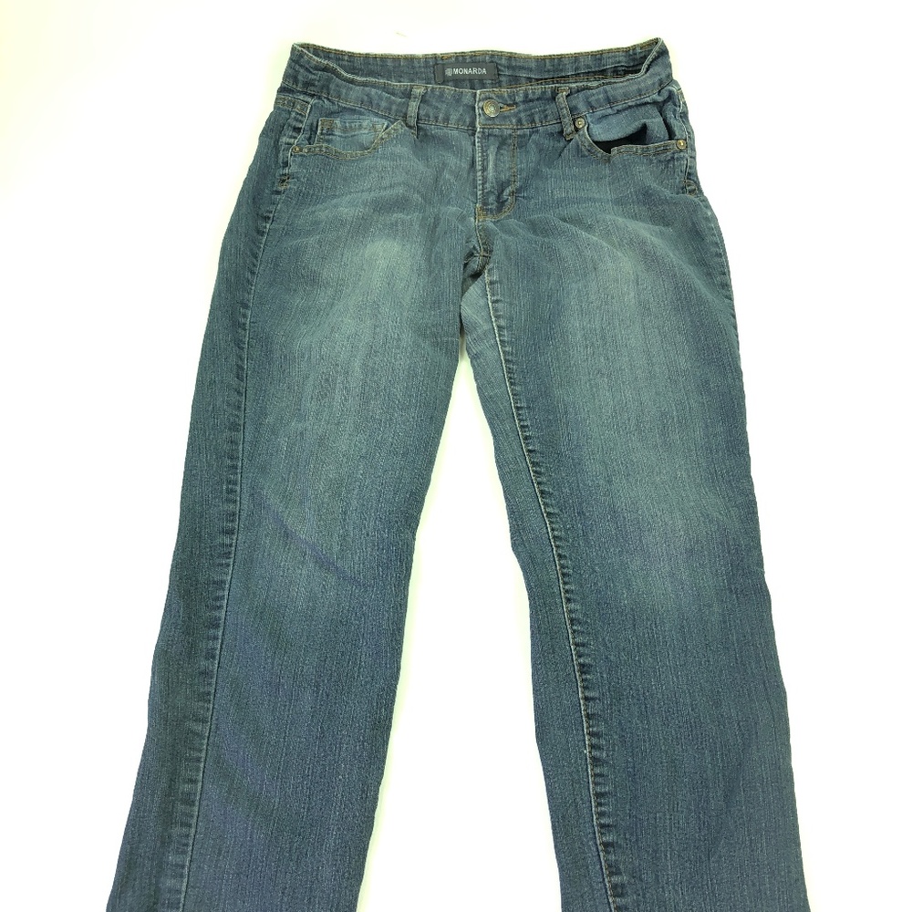 Monarda Womens Straight Leg Jeans Sz 11 O039